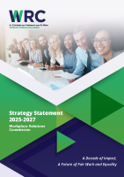 WRC Strategy Statement 2025-2027 front page preview
                  