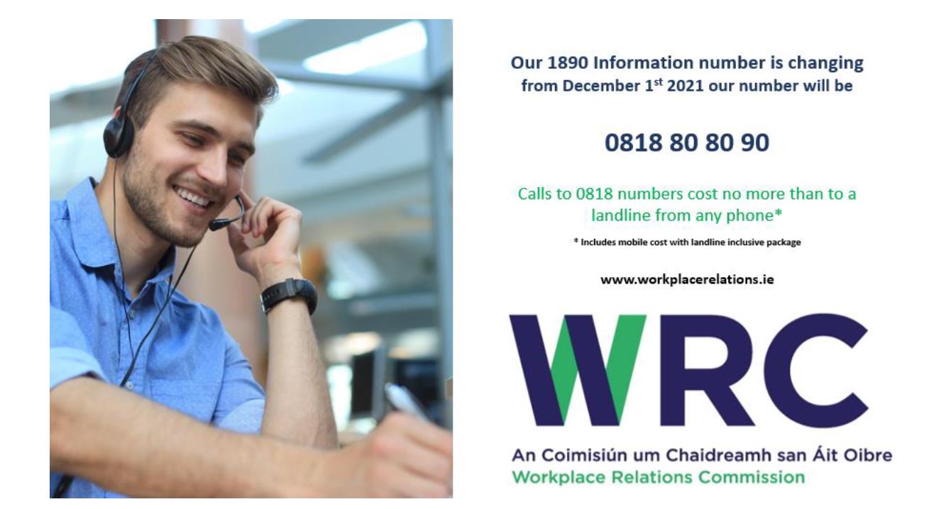 A flyer containing the new 0818 number details as per the text on this webpage