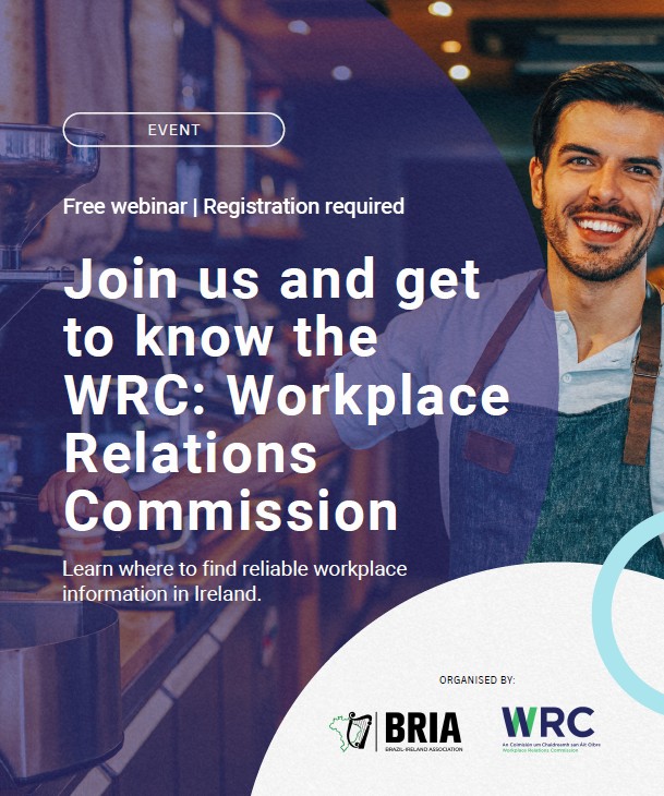 BRIA-EVENT an image of a man smiling and it has text stating that the BRAI is holding a webinar with the WRC